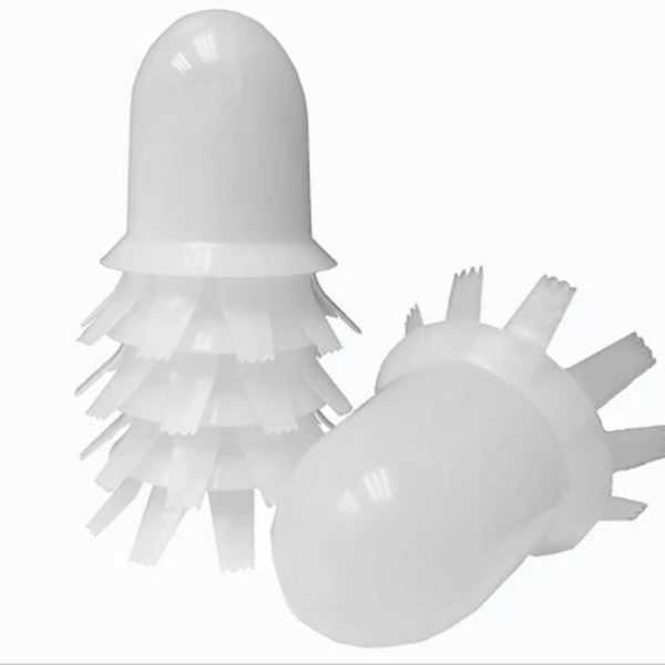 adept throat plug plastic meat processing