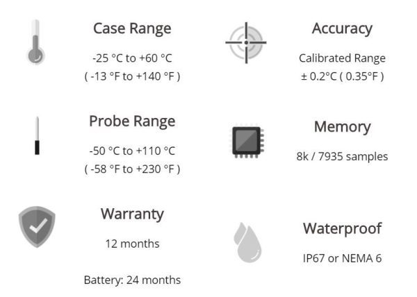 temprecord g4 multitrip temperature data logger