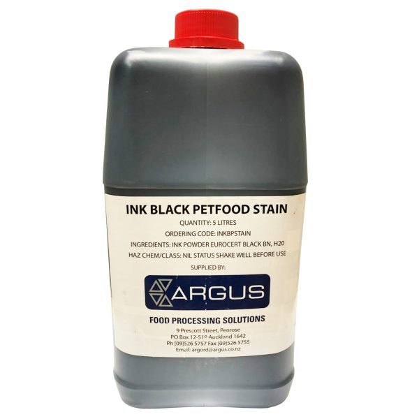 Pet Food Stain Black