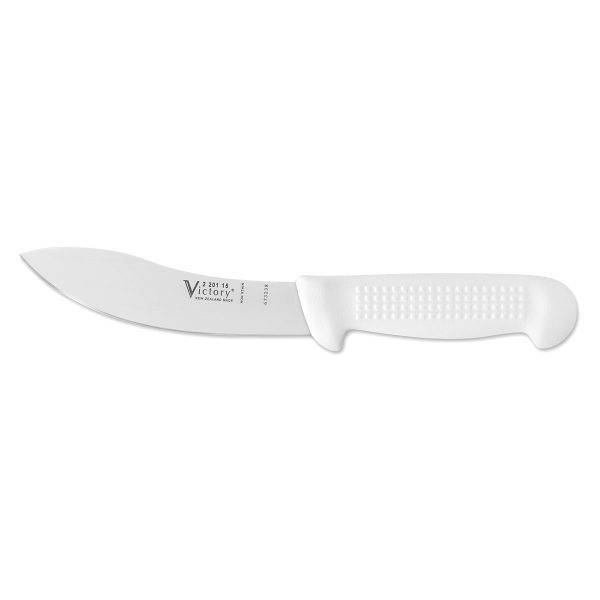 victory knives skinning knife white handle