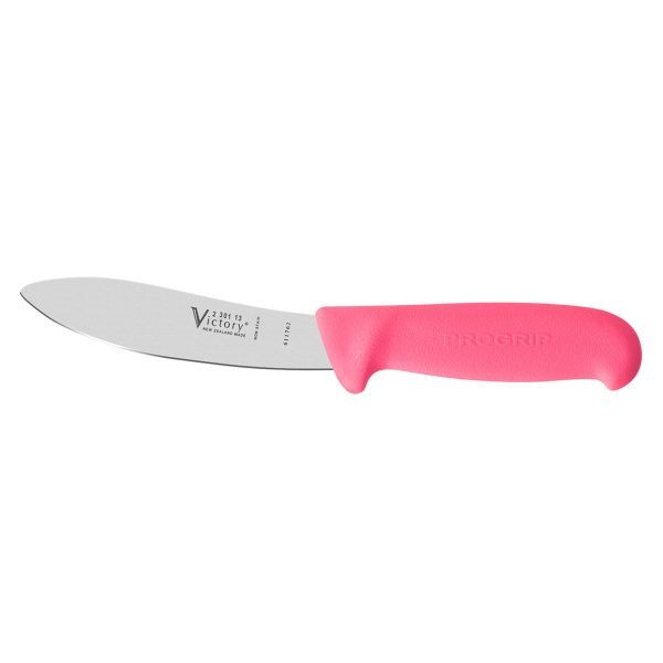 victory knives skinning knife pink handle