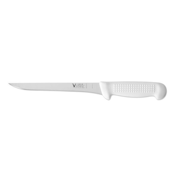 filleting knife straight fileting knife white