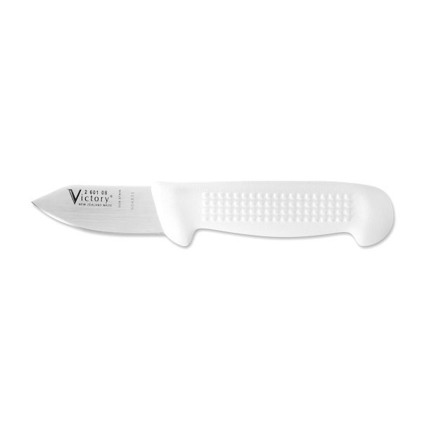 Victory Knives Single Edge Oyster Knife White