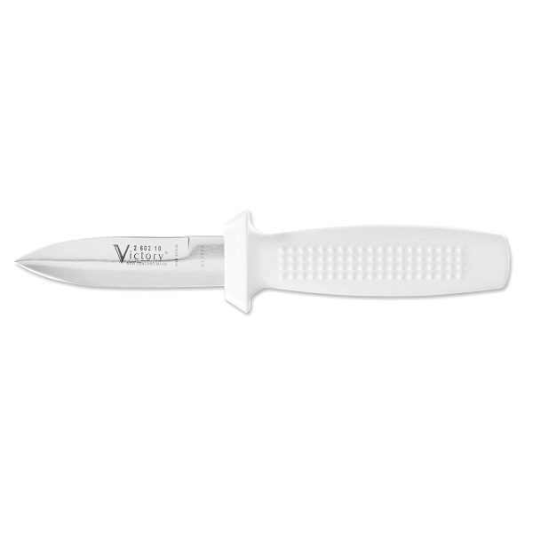 Victory Knives Double Edge Oyster Knife White