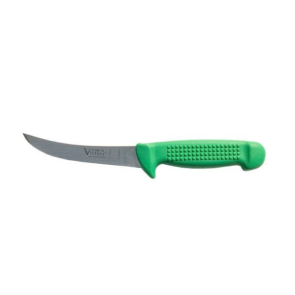 Victory Knives Curved boning knife green