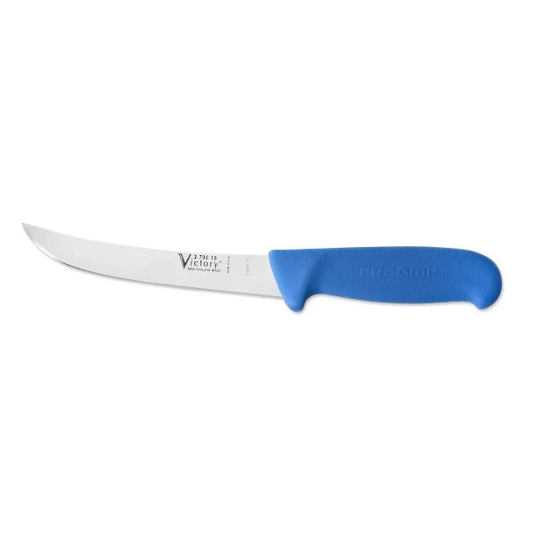 Victory Knives Curved Boning Knife Blue Handle