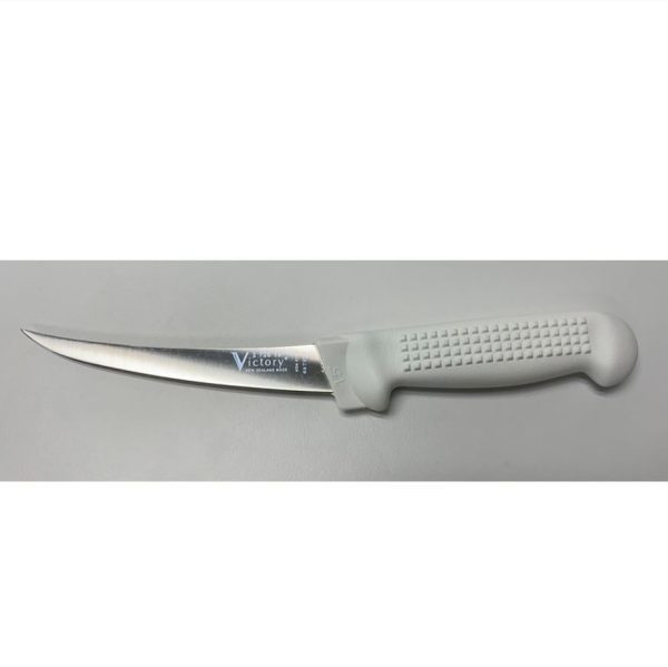 victory knives boning knife with white training handle