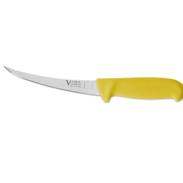 victory knives curved boning knife yellow