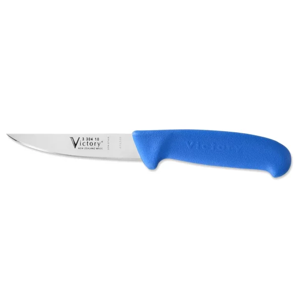 Victory Knives Rabbiter Knife Blue Handle