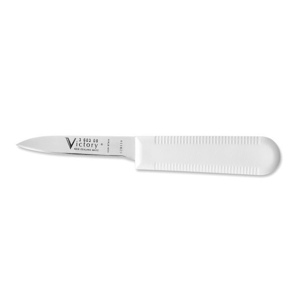 Victory Knives Mussel Knife white handle