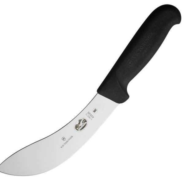 victorinox skinning knife black